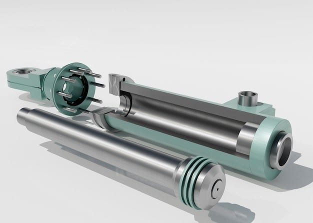 Pneumatic cylinder elements
